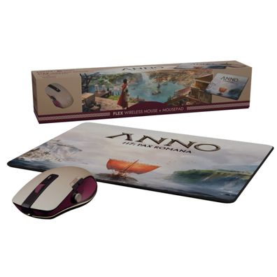 Pixminds Lexip FLEX - Anno 117: Pax Romana - Maus - mit 3D-Joystick - optisch - kabel