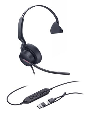 Yealink UH46 Mono - Headset - On-Ear - kabelgebunden