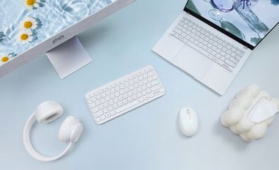 ASUS Marshmallow Keyboard KW100, 75%, Kabellos, Bluetooth, Scherenschalter, QWERTZ, W