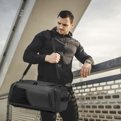 Sporttasche 40 L 3 in 1 Rucksack Gym Fitness Sportstudio Reisetasche Weekender