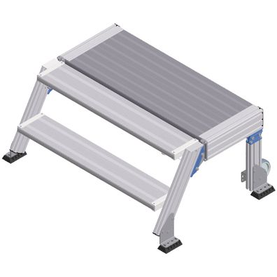 Zarges Treppenpodest 60EUR 1000mm Stufenbreite 2 Stufen