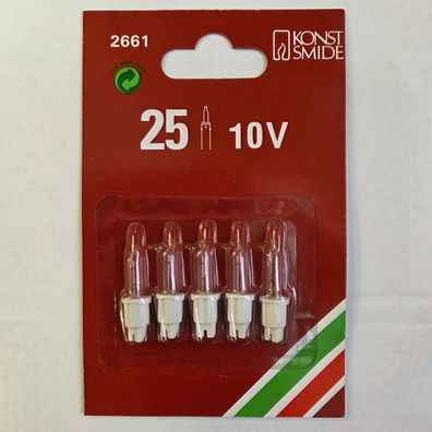 2661-052 Ersatzbirnen Lichterkette 10V 0,6W 5er Konstsmide