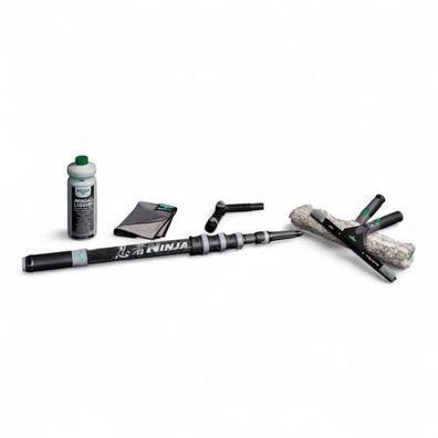 UNGER NINJA 6in1 Carbon-Stangen-Set AKN19 Glasreinigungsset