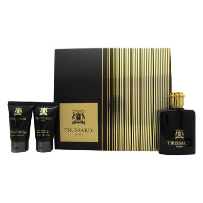 Uomo Black Giftset Edt Spray 50ml/Shower Gel 30ml/After Shave Balm 30ml F80E110ml