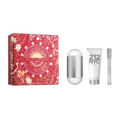 Carolina Herrera 212 Nyc EdT 100ml Set 3 Artikel Christmas 2023