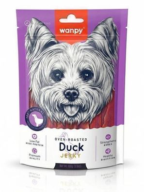 WANPY für Hunde – Enten-Jerky 100 g