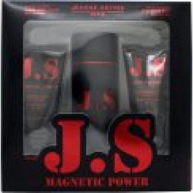 Js Magnetic Power Geschenkset 100ml EDT + 75ml Duschgel + 75ml Aftershave Balsam