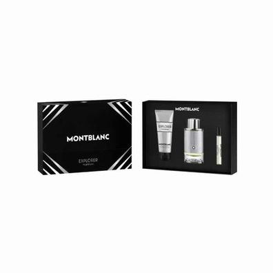 Montblanc Explorer Platinum Eau De Perfume Spray 100ml Set 3 Pie