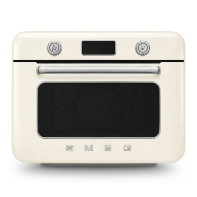 Gehäuseschaden: SMEG COF01CR Kombi-Dampfbackofen creme