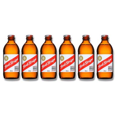 Red Stripe Beer 6 x 0,33l - Jamaican Lager 4,7 % Vol