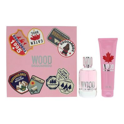 SET Dsquared Wood Pour Femme EDT 100ml + BODY LOTION 150ml