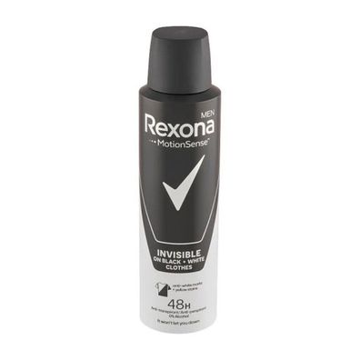 Rexona Men Invisible Schwarz + Weiß
