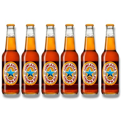 Newcastle Brown Ale 6 x 0,33 l - Englisches Brown Ale 4,7 % Vol