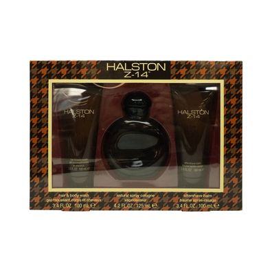 Halston Z-14 Gift Set 125ml EDC + 100ml Aftershave Balm + 100ml Body Wash