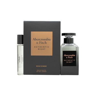 Abercrombie & Fitch Authentic Night Gift Set 100ml EDT + 15ml EDT