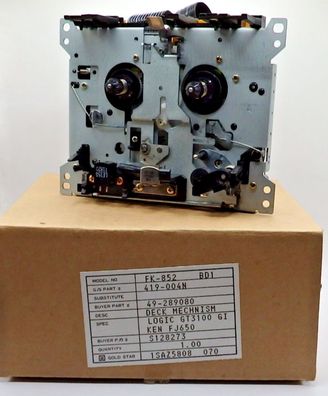 Original DUAL CC 8065 Cassetten Laufwerk GoldStar GT3100 Ersatzteil 289080 NOS