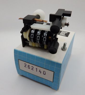 NOS Dual 262140 Zählwerk mit Kontakt | Original für Dual C 824 & C 826 | NEU