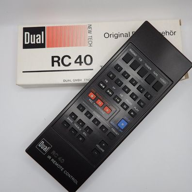 Original Dual RC 40 Fernbedienung für CV 440 CV 441 CT 440 CD 40 | NOS Rarität