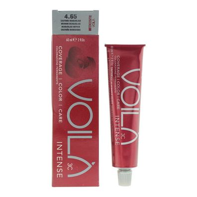 Intercosmo, Voila 3C Intense, permanente Haarfarbe, 4,65 Medium Beaujolais, 60 ml