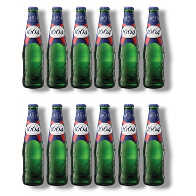 Kronenbourg 1664 Lager 12 x 0,33l - Französisches Lagerbier 5,0 % Vol