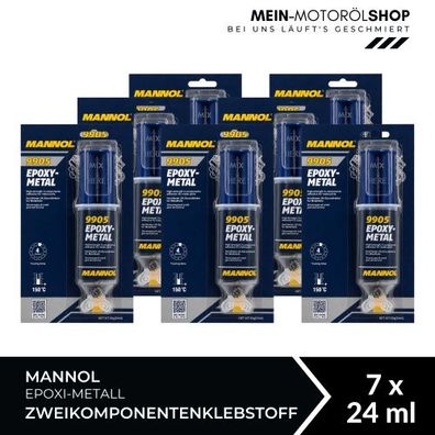 Mannol Epoxi-Metall Zweikomponentenklebstoff 7x24 ML