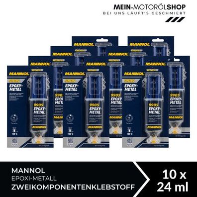 Mannol Epoxi-Metall Zweikomponentenklebstoff 10x24 ML