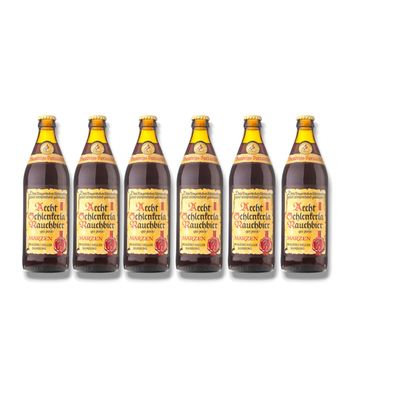 Aecht Schlenkerla Rauchbier Märzen 6 x 0,5l - Bamberger Bierspezialität 5,1% Vol