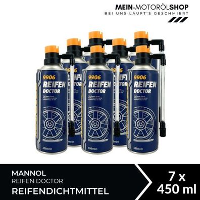 Mannol Reifen Doctor Reifendichtmittel 7x450 ML