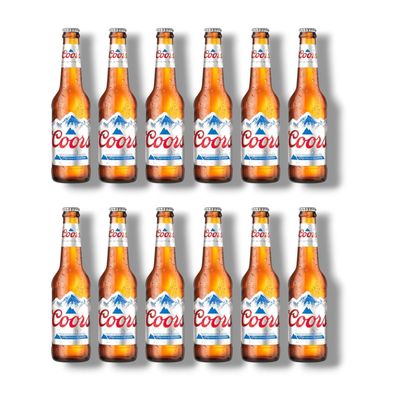 Coors 12 x 0,33l - Amerikanisches Lagerbier 4,3 % Vol