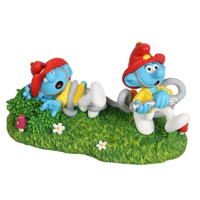 Schlümpfe Feuerwehr - Figur für Süß- und Salzwasseraquarien