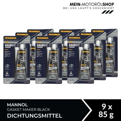 Mannol Gasket Maker Black Dichtungsmittel 9x85 Gramm
