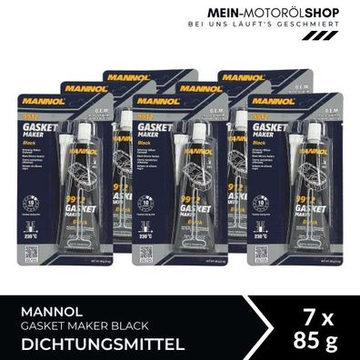 Mannol Gasket Maker Black Dichtungsmittel 7x85 Gramm