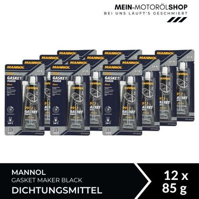 Mannol Gasket Maker Black Dichtungsmittel 12x85 Gramm