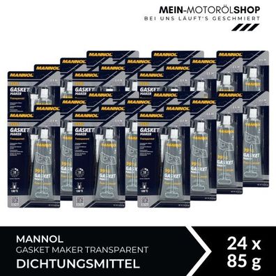Mannol Gasket Maker Transparent Dichtungsmittel 24x85 Gramm