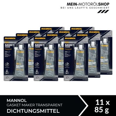 Mannol Gasket Maker Transparent Dichtungsmittel 11x85 Gramm