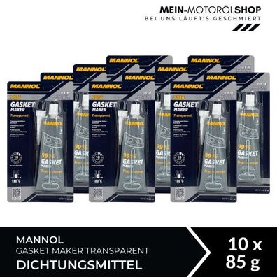 Mannol Gasket Maker Transparent Dichtungsmittel 10x85 Gramm