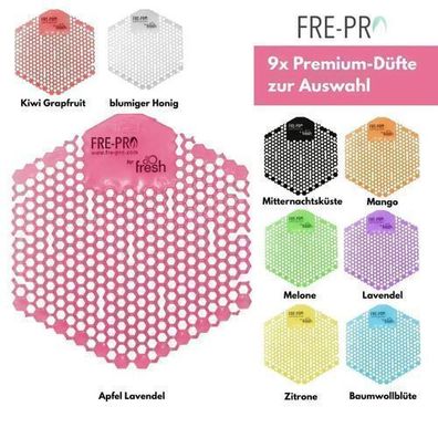 FREPRO WAVE 3D Urinaleinlage Urinalsieb mit Duft