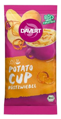 6x Davert Potato-Cup Röstzwiebel 54g 54g