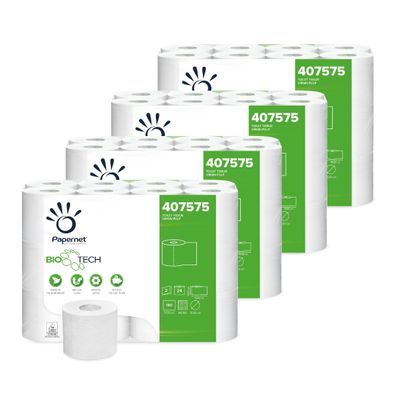 Papernet Bio Tech Toilettenpapier 96 Rollen 2-lagig 180 Blatt EcoLabel