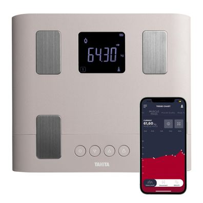 Tanita BC-333LE Körperanalysewaage Bluetooth bis 150 kg Taupe