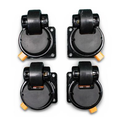 VEVOR 4er-Set Lenkrollen 63,5mm Schwerlast 1 Tonne 360 Grad drehbar