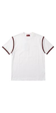 Gucci Baumwoll Jersey T-Shirt mit Bestickungen