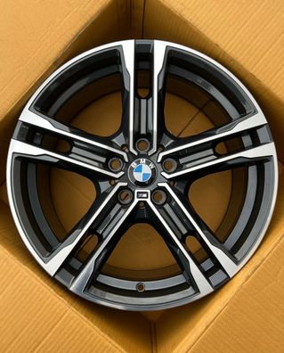 1x Orig BMW 1/2er F40 GranCoupe F44 18 Zoll Doppelspeiche M819 Alufelge 8092352 NEU