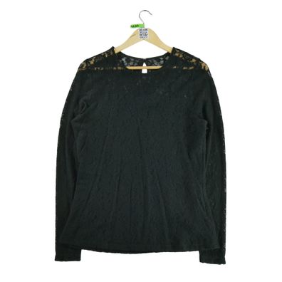 Lauren Ralph Lauren Damen Schwarzer Pullover Größe L #QWE4237