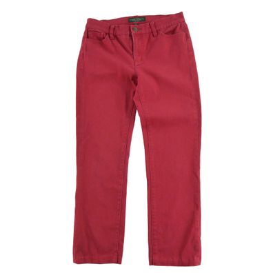 Lauren Ralph Lauren Damen Rote Jeans Größe W26/L34 #QWE0952
