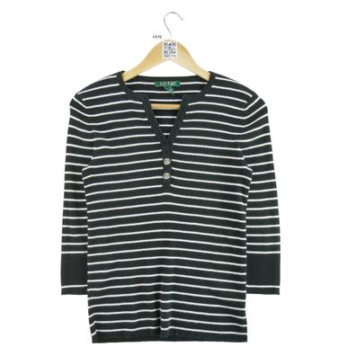 Lauren Ralph Lauren Damen Schwarzer Pullover Größe M #QWE7315