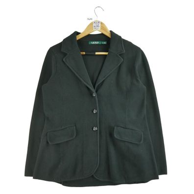 Lauren Ralph Lauren Damen Schwarze Jacke Größe L #QWE3477