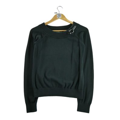 Lauren Ralph Lauren Damen Schwarzer Pullover Größe S #QWE7212