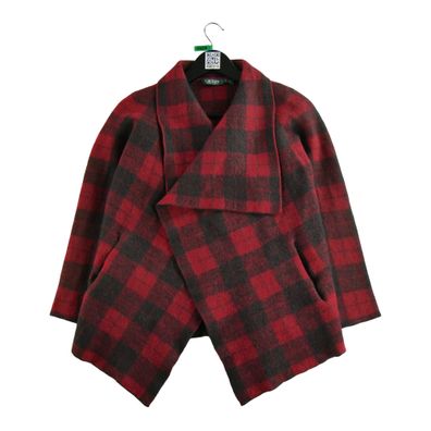 Lauren Ralph Lauren Damen Rote Wollwesten Größe M #QWE0561