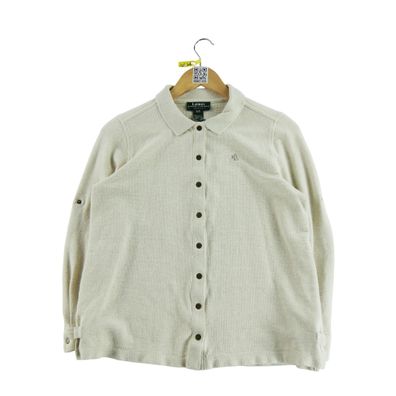 Lauren Ralph Lauren Damen Leinen Beige Westen Größe S #QWE1436